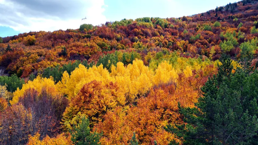 Geminbeli Geçidi'nde sonbahar renkleri: Masalsı bir görsellik sunuyor 1 Geminbeli Geçidi'nde sonbahar renkleri: Masalsı bir görsellik sunuyor 1