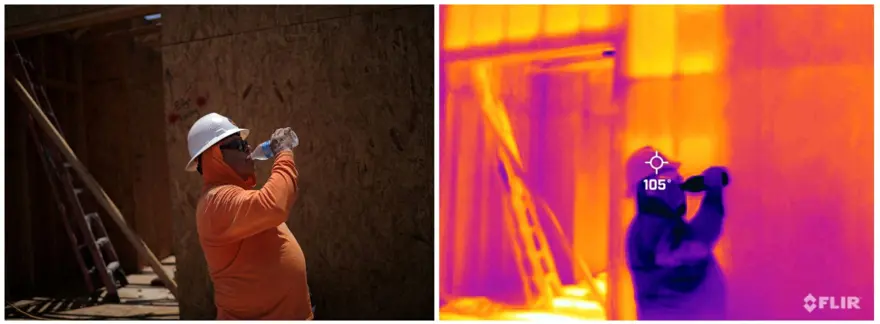 ABD'deki cehennem sıcağı termal kamerada: İnsan beyni buna dayanamaz 7