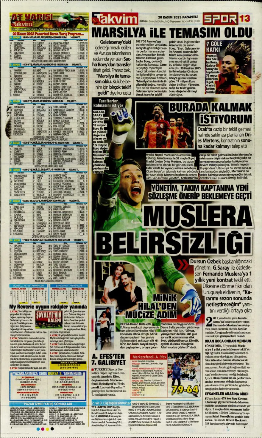 "Salih Özcan harekatı" (20 Kasım 2023 spor manşetleri) 12 "Salih Özcan harekatı" (20 Kasım 2023 spor manşetleri) 12