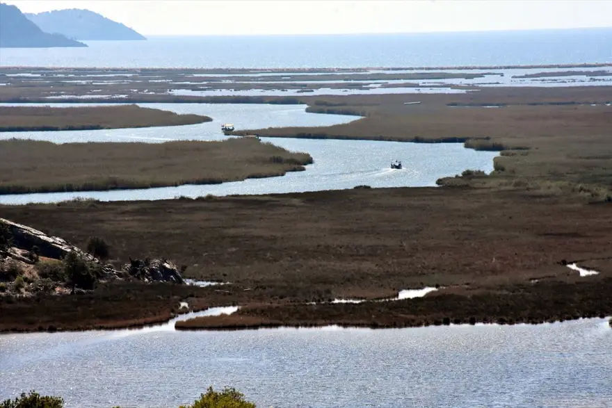 Labirent sazlıkları ile turistlerin gözdesi: Dalyan Kanalı 16 Labirent sazlıkları ile turistlerin gözdesi: Dalyan Kanalı 16