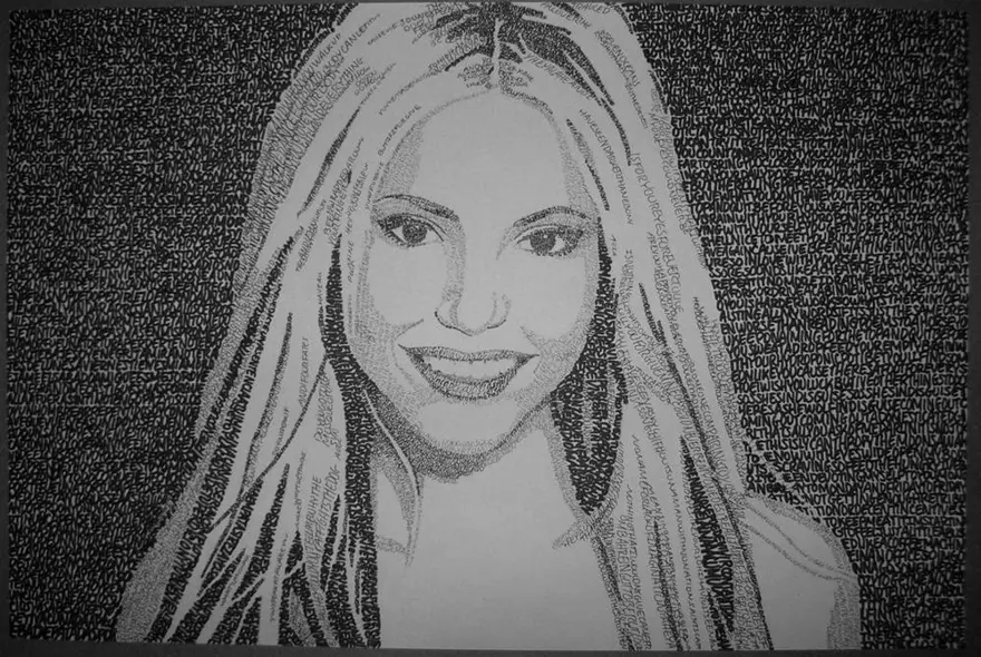 Ünlü 'tipografik' portreler 3