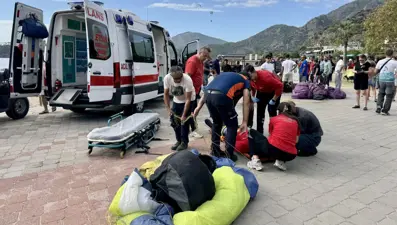 Festivalde paraşüt kazası: 3 yaralı