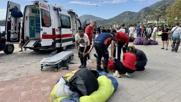 Festivalde paraşüt kazası: 3 yaralı