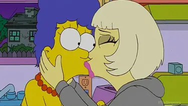 Lady Gaga ‘Simpson Ailesi’ni ziyaret etti