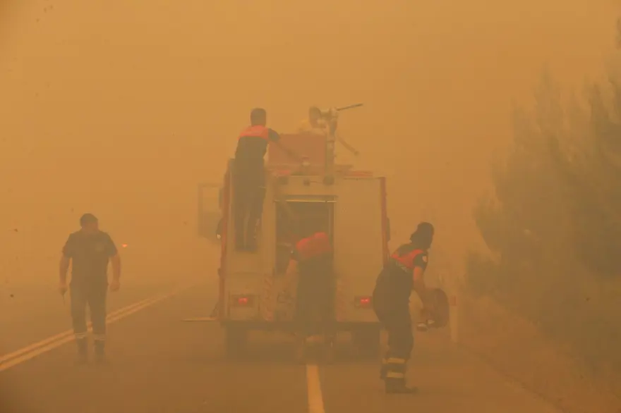 Çanakkale'de orman yangını kontrol altında 67