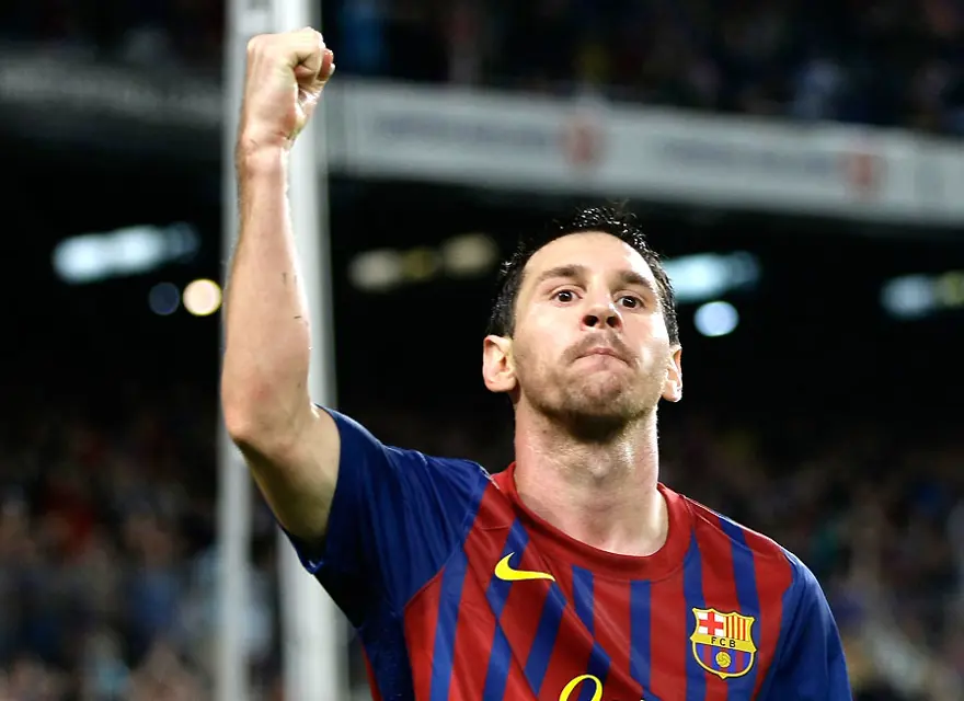 Barcelona Lionel Messi ile coştu 16 Barcelona Lionel Messi ile coştu 16