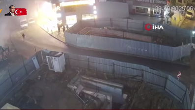 Gebze'deki binanın yıkılma anı ortaya çıktı