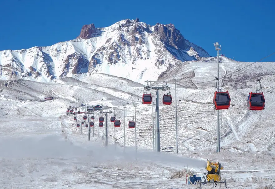 Erciyes'te sezon açılmadan oteller doldu taştı 8