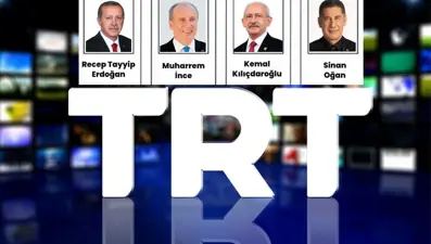 Cumhurbaşkanı adaylarının TRT'deki konuşma sıraları belli oldu