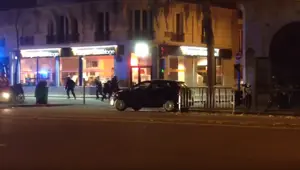 Paris'teki çatışma kamerada Paris'teki çatışma kamerada