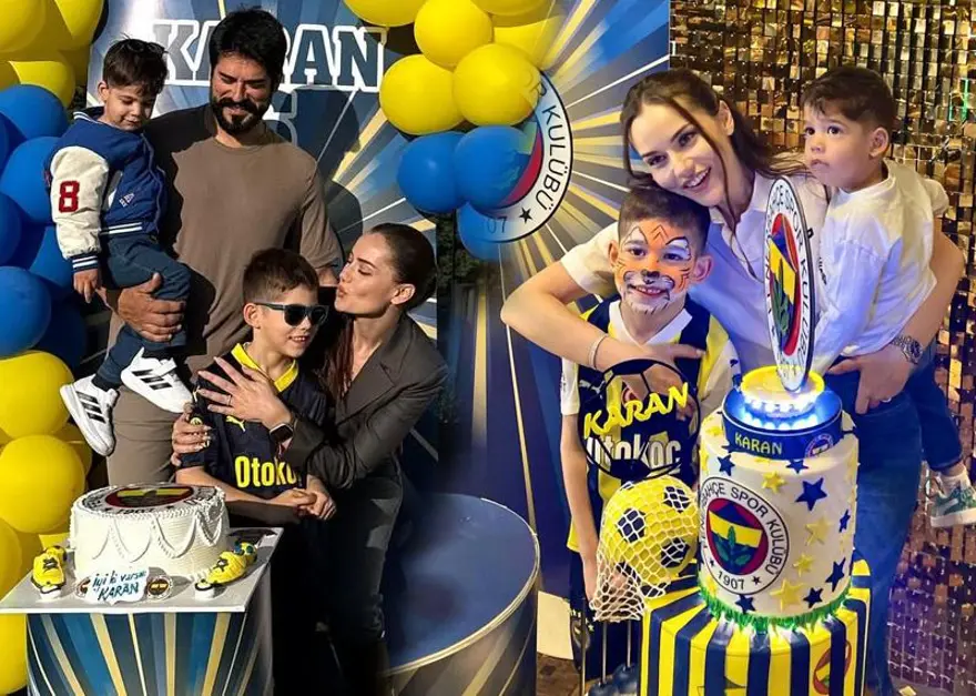 Fahriye Evcen ile Burak Özçivit'in oğlu Karan 6 yaşında: İyi ki doğdun kıymetlim 