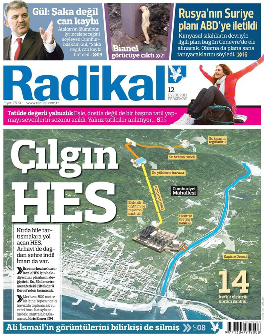 12 Eylül 2013 gazete manşetleri 4