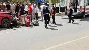 Mardin’de trafik kazası: 2 yaralı