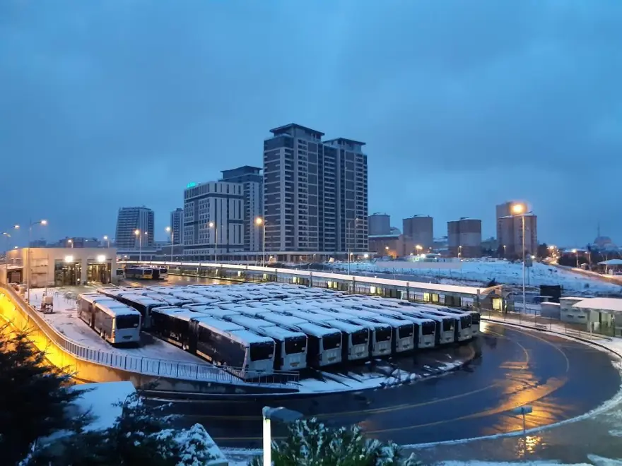 İstanbul'da kar 21