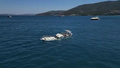 Bodrum'da tekne battı