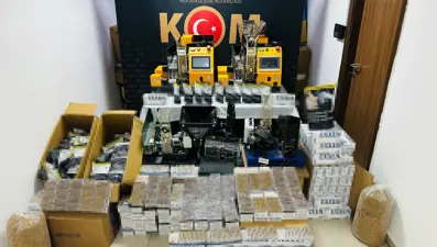 Karabük'te 36 bin 660 adet makaron ele geçirildi