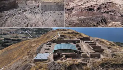 Van Gölü kıyısında ihtişamlı bir kale yükseliyor: Ayanis Kalesi adeta yeniden inşa ediliyor!