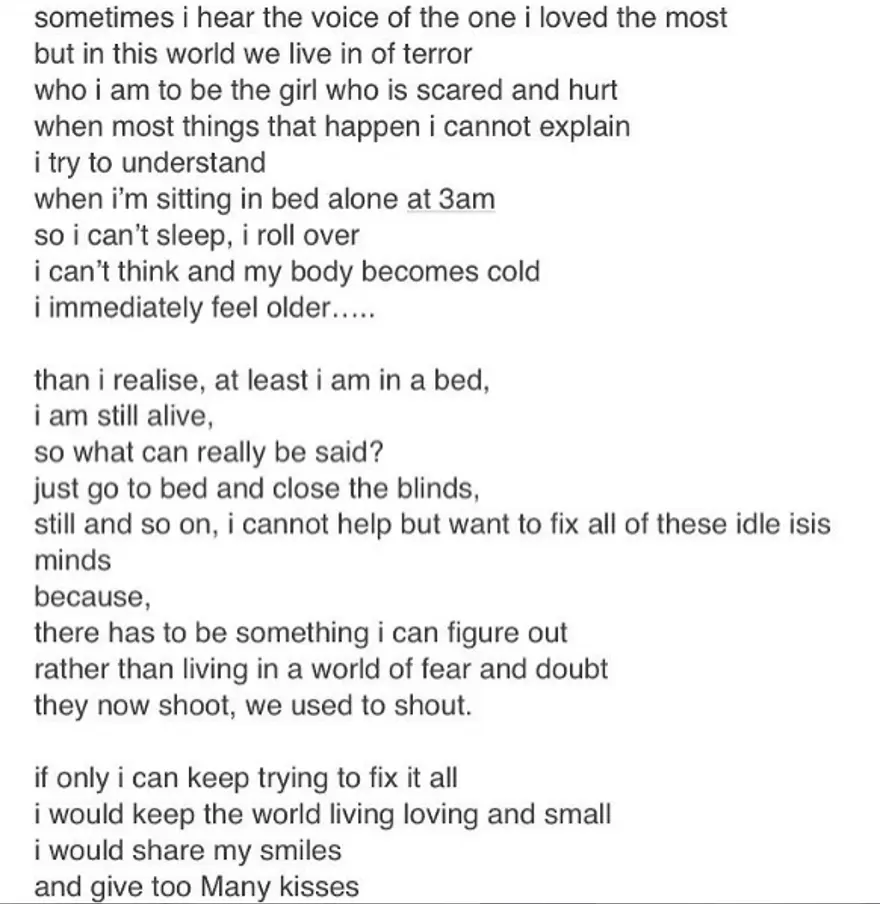 Lindsay Lohan'dan terör şiiri 1 Lindsay Lohan'dan terör şiiri 1