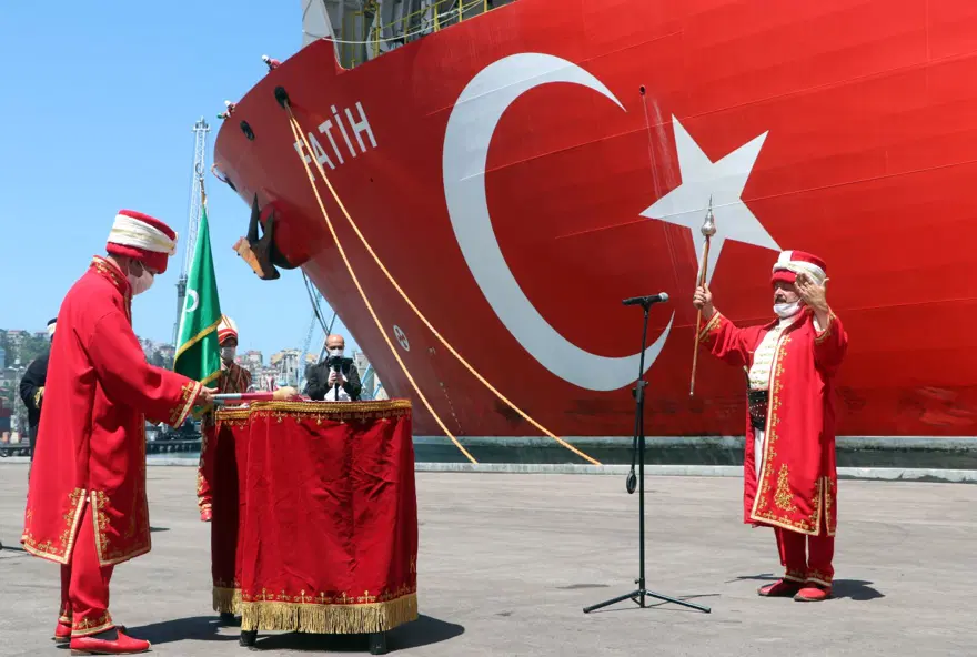Fatih'e Trabzon'da mehterli karşılama 