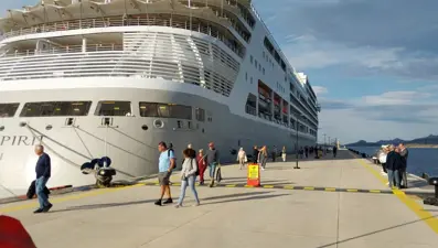 Bodrum'a sezonun ilk kruvaziyeri geldi