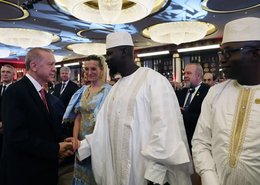 Cumhurbaşkanı Erdoğan için Beştepe'de tören 21