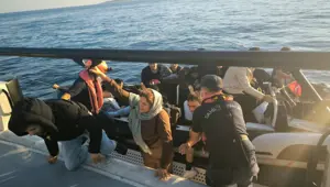 Bodrum'da 100 düzensiz göçmen yakalandı: 2 gözaltı