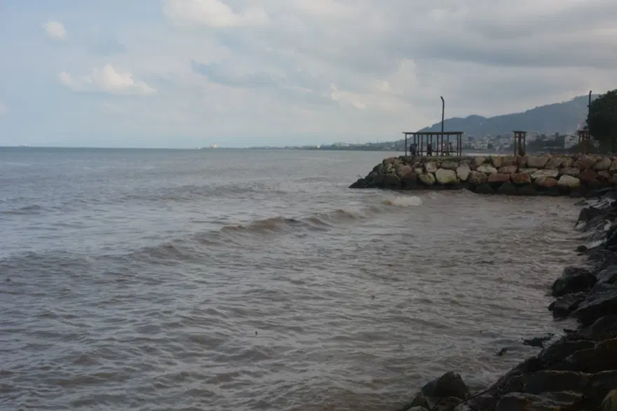 Ordu'da denizin rengi değişti 1 Ordu'da denizin rengi değişti 1