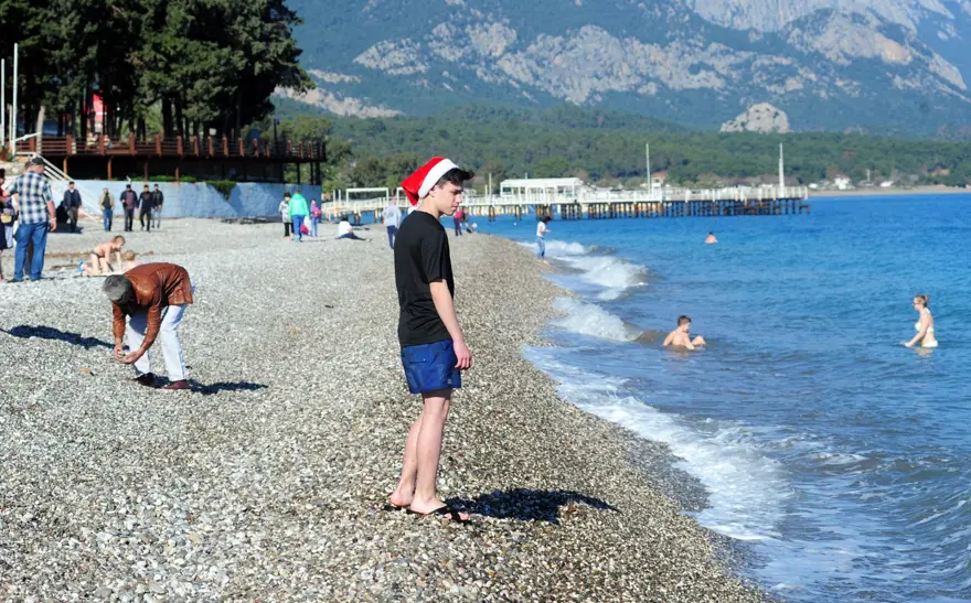 Yılın ilk gününde deniz keyfi 12