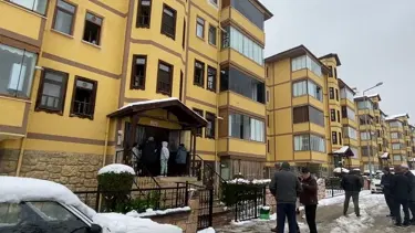 Karabük'te dört katlı binada yangın