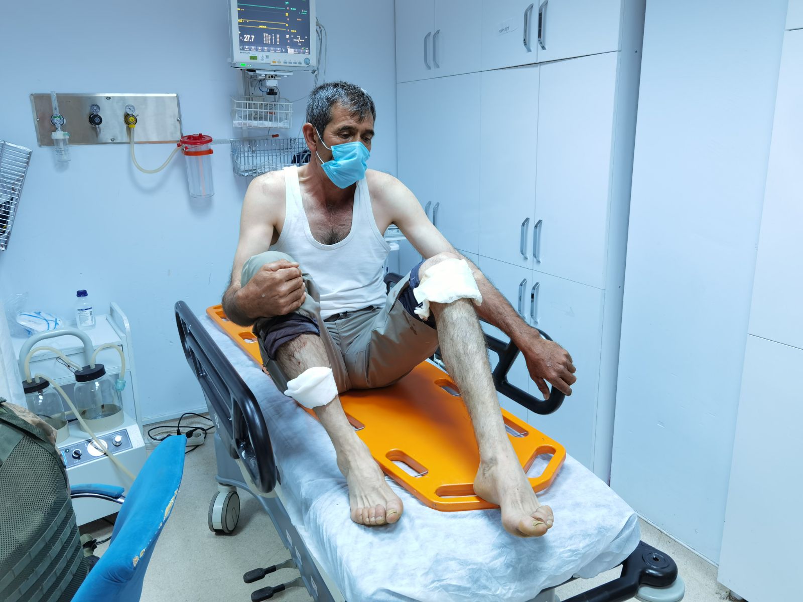 Tunceli'de ayı saldırısında yaralandı