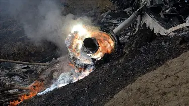 Romanya'da savaş uçağı ile askeri helikopter düştü