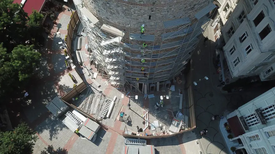 Galata Kulesi'nde restorasyon ebabil kuşlarının yuvaları nedeniyle ertelendi 14
