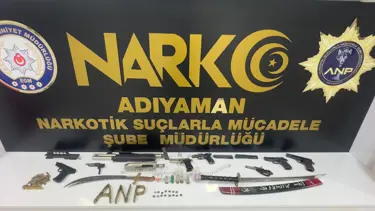 Adıyaman'da narkotik operasyonu: 17 kişi tutuklandı