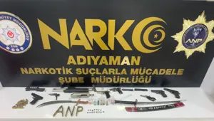 Adıyaman'da narkotik operasyonu: 17 kişi tutuklandı