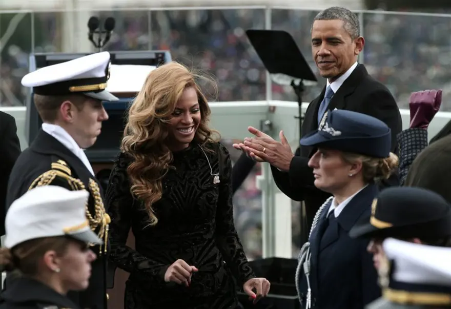 Obama yemin ederken o saklandı 8 Obama yemin ederken o saklandı 8