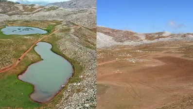 İkiz Göller kurudu, Yörükler de bölgeden ayrıldı