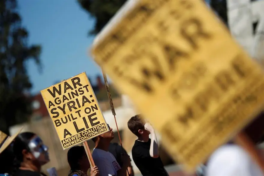 ABD halkı Suriye'ye müdahaleye karşı 11