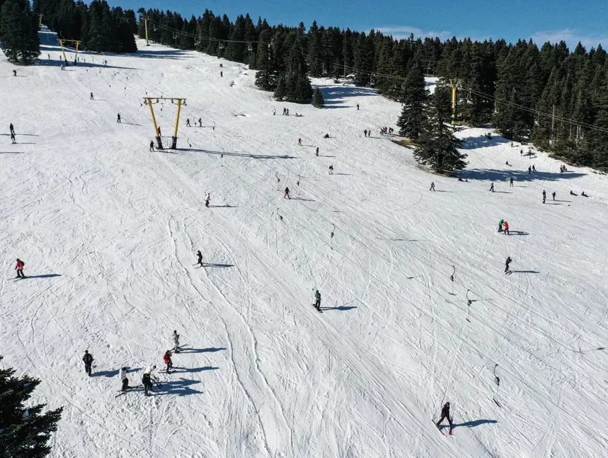 Uludağ'daki esnaf yarıyıl tatilinden umutlu 8