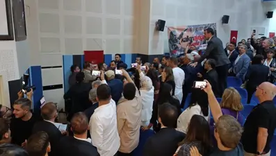 CHP'nin ilçe kongresinde kavga