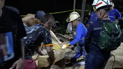 Altın madeninde mahsur kalan 18 işçi kurtarıldı