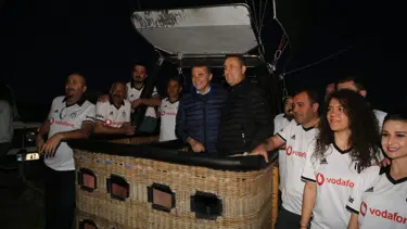 Fikret Orman, Beşiktaş balonuyla Kapadokya semalarında uçtu