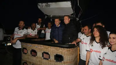 Fikret Orman, Beşiktaş balonuyla Kapadokya semalarında uçtu