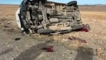 Van’da minibüs takla attı: 1 ölü, 4 yaralı