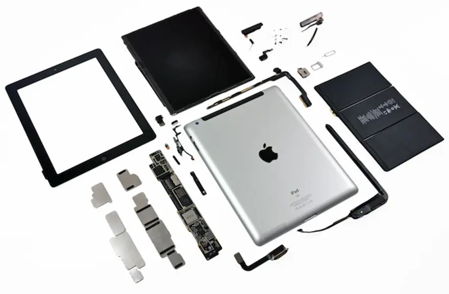 Yeni iPad'i parçalarına ayırdılar 16
