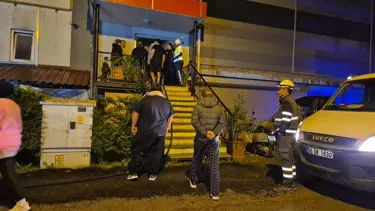 Spor salonunda yangın paniği