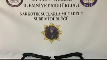 Samsun'da uyuşturucu ve silah operasyonunda 6 kişi yakalandı