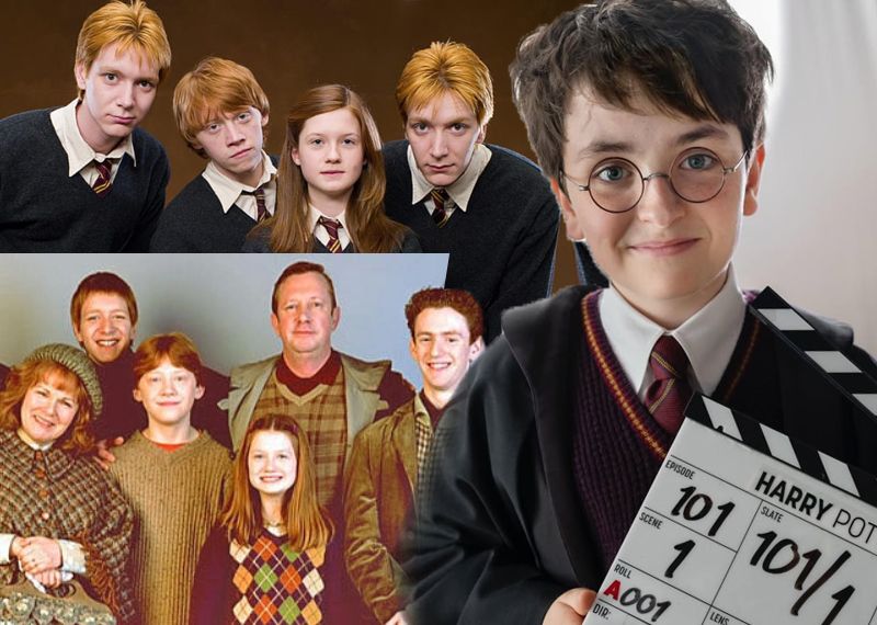 Harry Potter dizisine geri sayım: Weasley ailesi çocuklarından ilk görüntü geldi