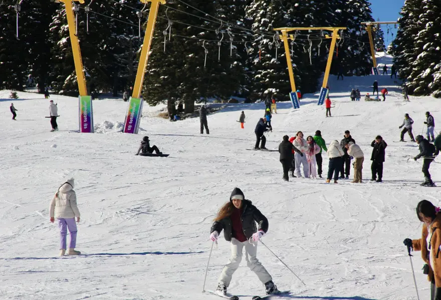 Kayak merkezlerinde tatil yoğunluğu 3