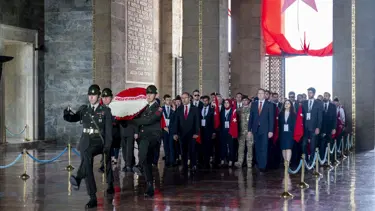 Anıtkabir'de 19 Mayıs töreni