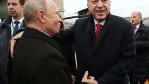 Cumhurbaşkanı Erdoğan ile Putin'den samimi sohbet